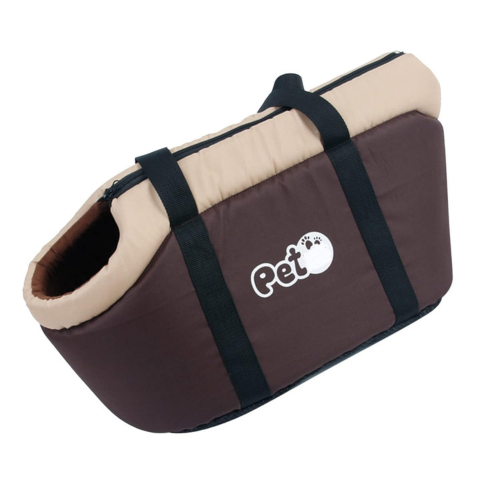 Sac de Transport pour Chien - Bandoulière Portable - Confort Pliable.