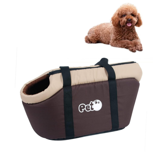 Sac de Transport pour Chien - Bandoulière Portable - Confort Pliable.