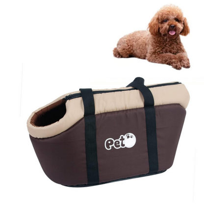 Sac de Transport pour Chien - Bandoulière Portable - Confort Pliable.