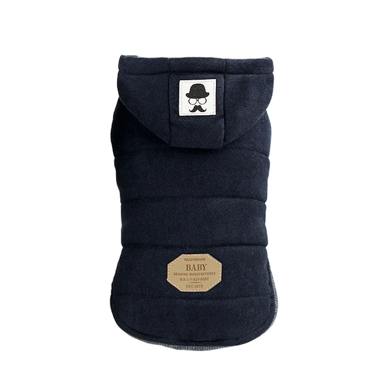 Manteau chaud en coton pour chien
