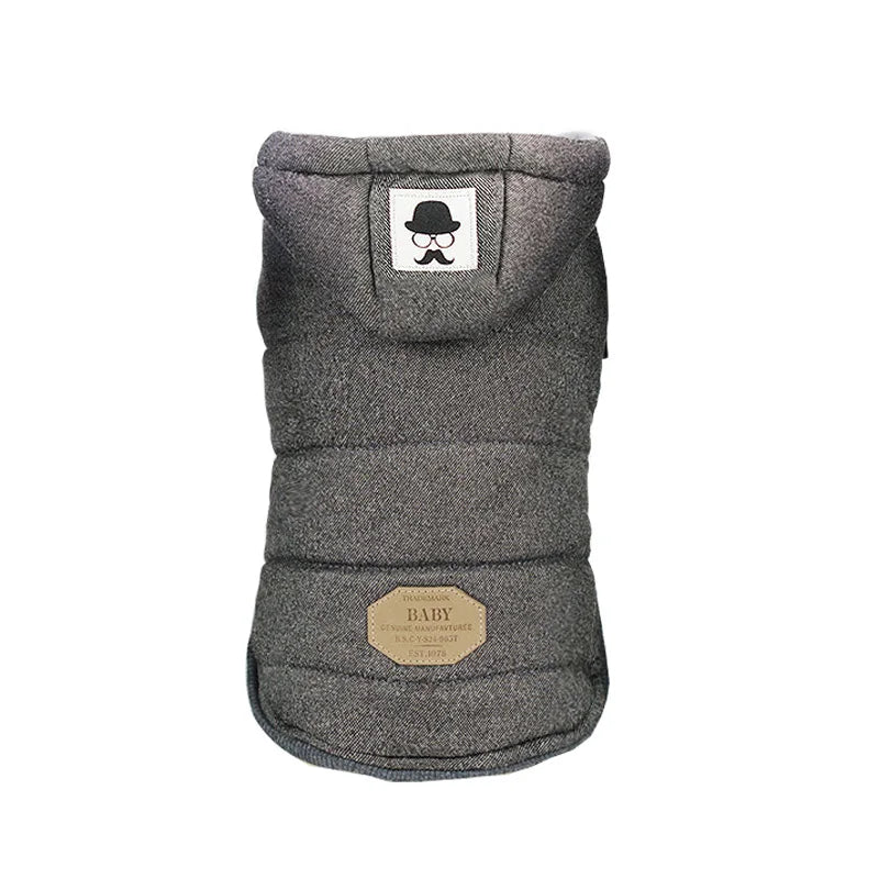 Manteau chaud en coton pour chien
