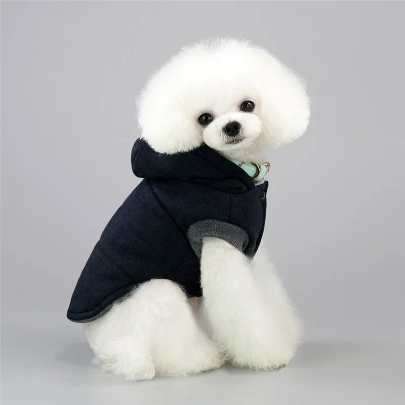 Manteau chaud en coton pour chien
